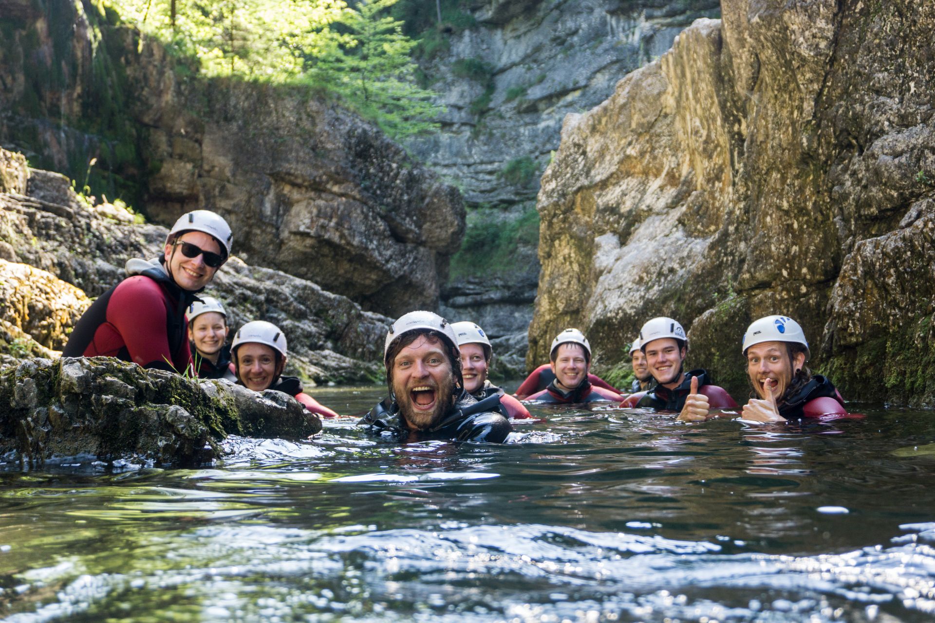 Canyoning Almbachklamm