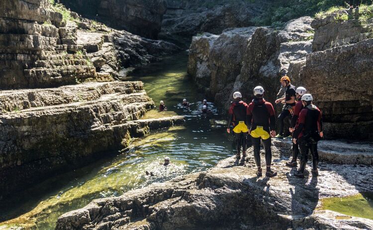 Outdoor Center Baumgarten Bayern Canyoning Einsteigertour 2