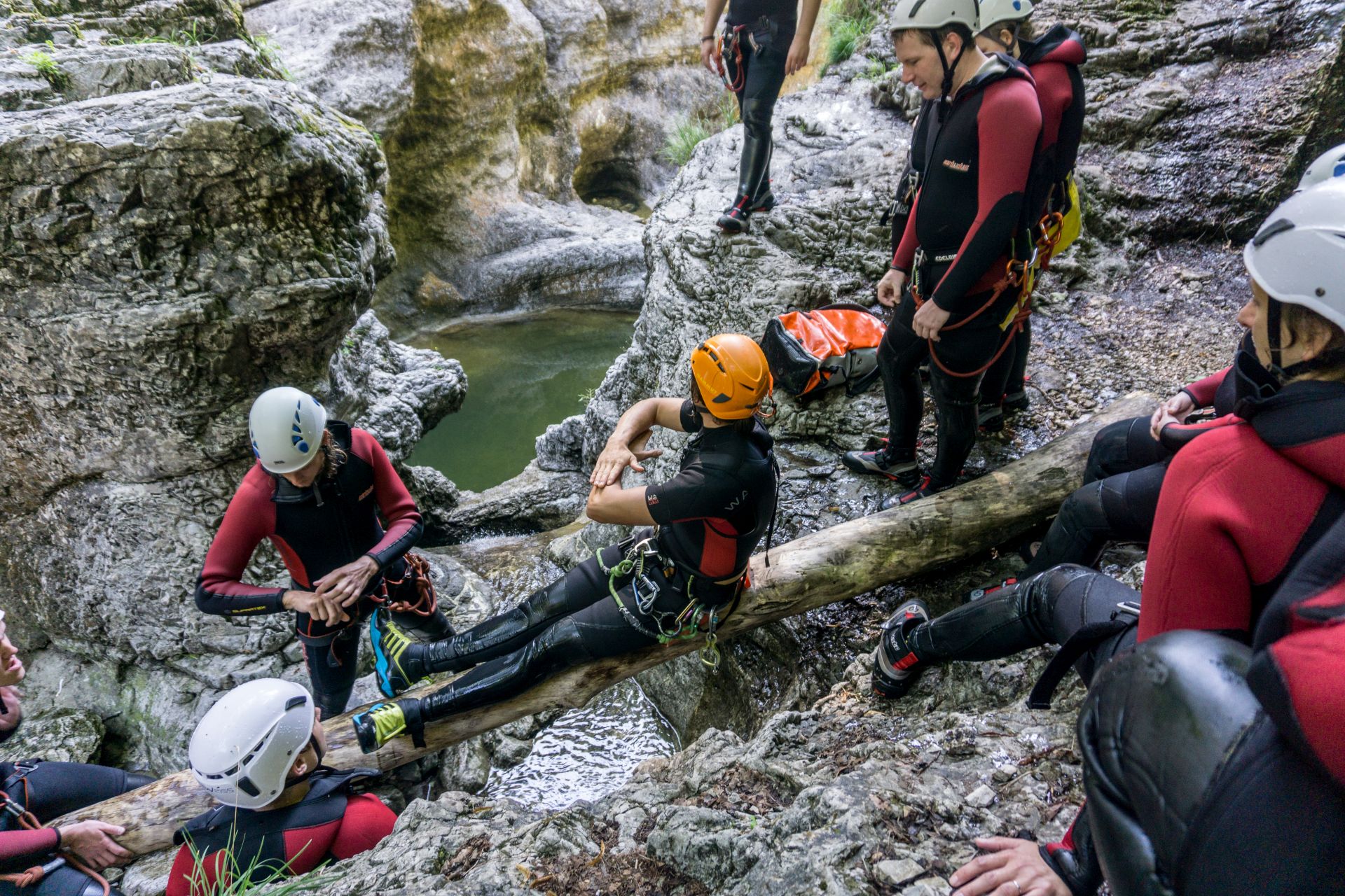 Canyoning Junggesellenabschied Bayern